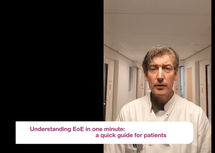 EUREOS_EoE's tweet photo. Novel therapies for #EoE? Dr. Arjan Bredenoord, Amsterdam, summarizes this topic at https://t.co/0tAkkMcY6S, a new video of the EUREOS series "Understanding EoE in one minute: a quick guide for patients" #EuropeanEoEDay @aedeseo @CharityEos @aegastro @SEAIC_Alergia @SEICAP https://t.co/nNHMv6x0rc