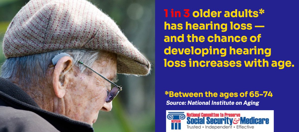 May is Better Speech & Hearing Month AND Older Americans Month.  It's a good time to remind lawmakers that Medicare should cover hearing care! 
#BetterSpeechandHearingMonth #OlderAmericansMonth #OAM2024 #Medicare #Congress #Seniors @ACLgov