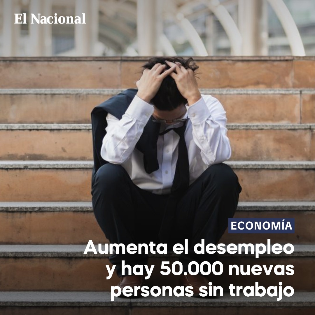 elnacionalpy's tweet photo. DESEMPLEO EN AUMENTO | 😰

🔹El Instituto Nacional de Estadísticas (INE) reveló los datos de la última Encuesta Permanente de Hogares Continua, cuyos resultados dan una cifra de crecimiento en el desempleo local.

🔹En lo que fue el primer trimestre del año, unos 50.460 paraguayos ingresaron a la franja de desocupados, mientras que el aumento fue de 18.000 personas aproximadamente en comparación con el primer trimestre de 2023.

🔹️Nota completa 👇🏻
https://t.co/Mup8cRXCqE