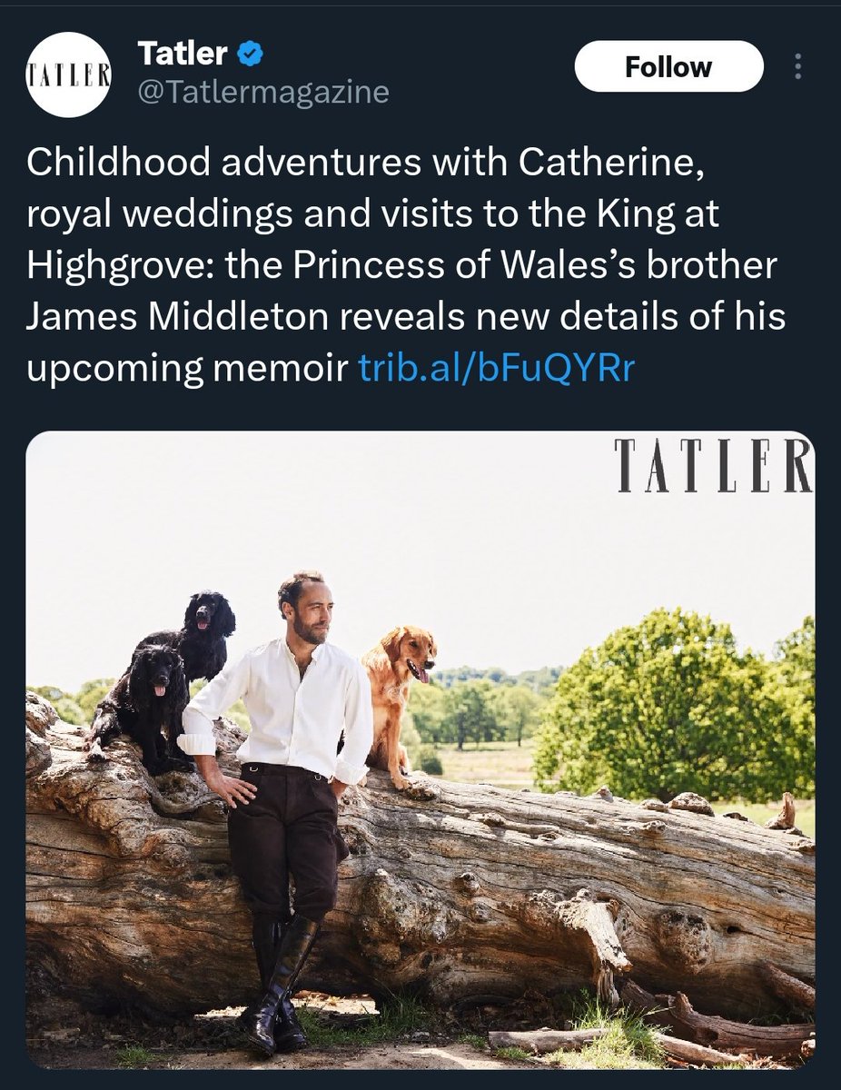 Remember that the 🇬🇧 press thinks Meghan should stop being insensitive, by just living, because Kate is going through the C word.

But here is Kate's own brother who's promoting his memoir.