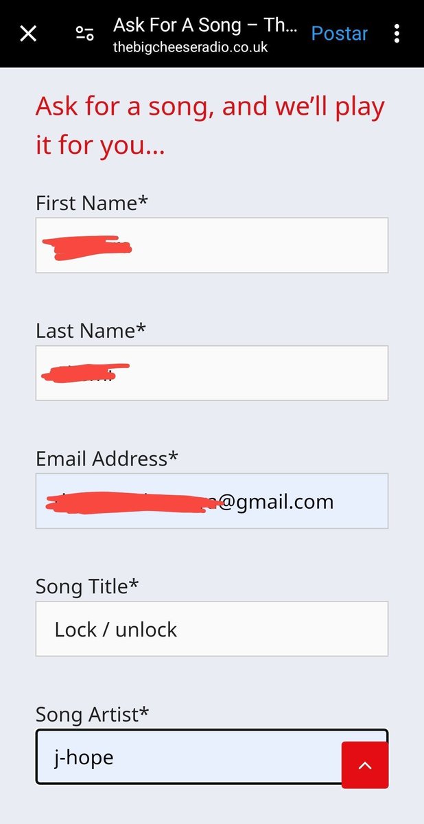 Let's Request on UK Radio! 🇬🇧 🔗thebigcheeseradio.co.uk/ask-for-a-song/ ➡️ Name ➡️ Last Name ➡️ Email ➡️ Song: NEURON lock/unlock ➡️ Artist: j-hope ➡️ Send Done ✅ Do it with both songs!