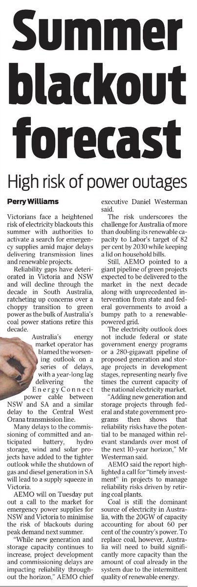 No Gas, No Power Blackout Bowen’s Unreliable Renewables Threat Solution 👇 No Labor, No Greens & No Teals #Auspol