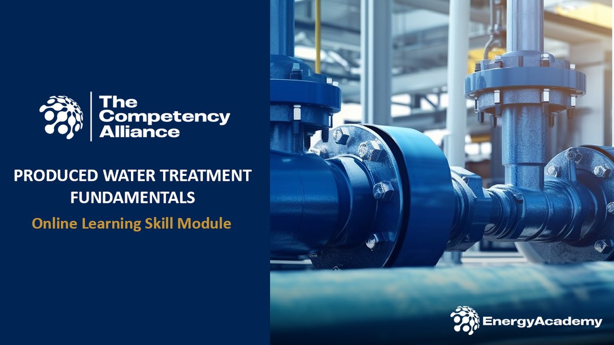 Module Monday |  Learn more about our NEW Produced Water Treatment Fundamentals module that introduces the technologies which govern the design and performance of Produced Water Treatment (PWT) systems! Module details here: buff.ly/3KaMDtq #PetroSkills #watertreatment