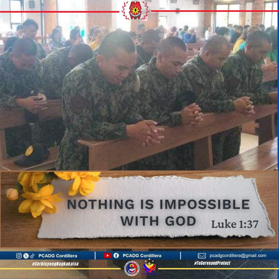 Nothing is impossible with God 🙏

#BagongPilipinas
#ToServeandProtect
#PCADGCordillera