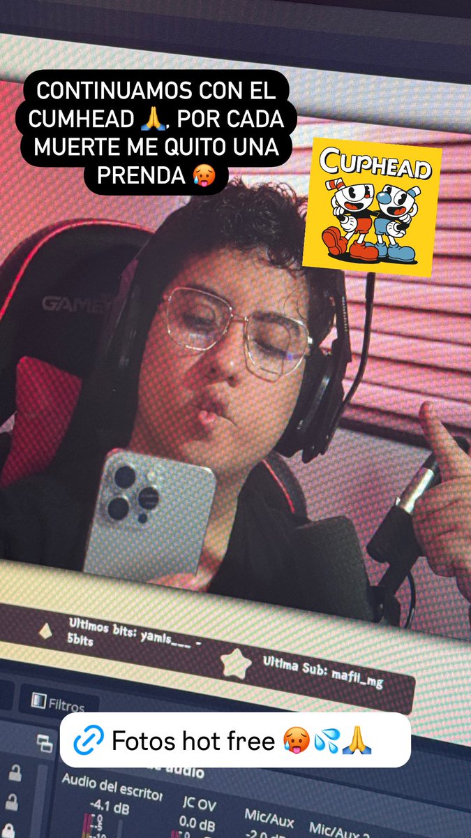 Continuamos con el CumHead 🙏, por cada muerte me quito una prenda 🥵 Twitch.tv/comandito81