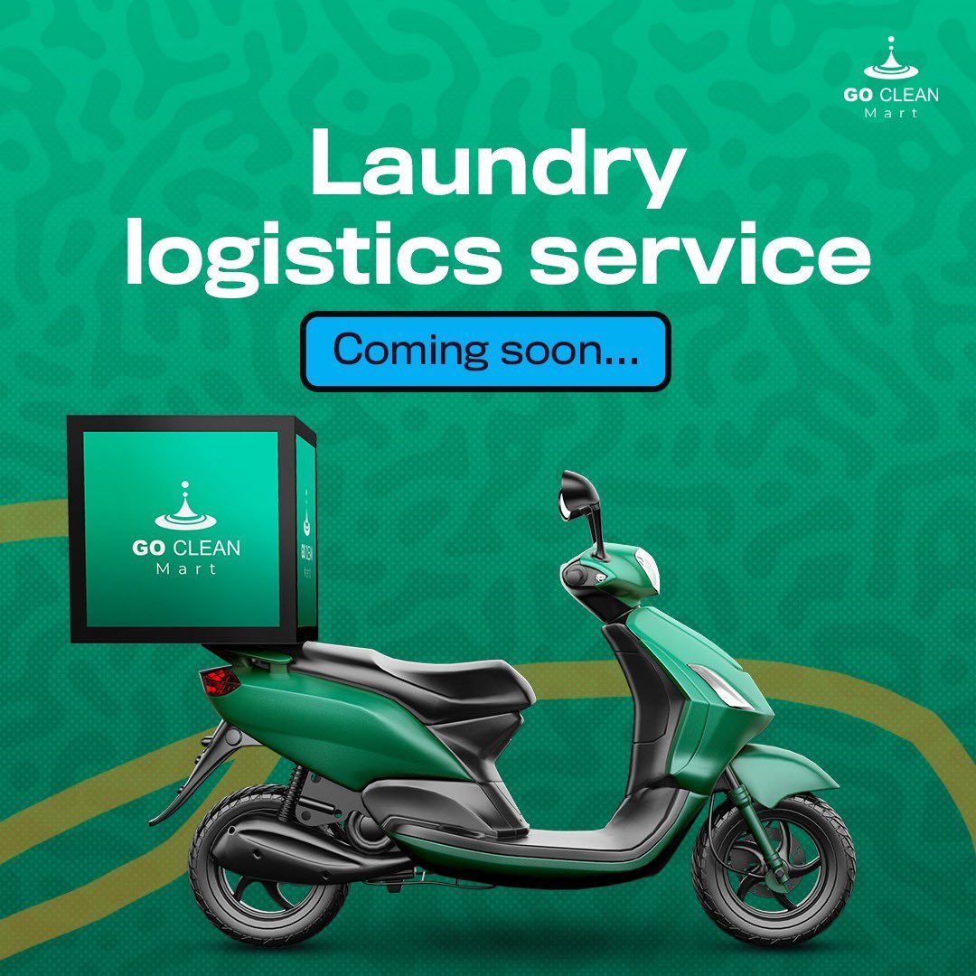 goclean_africa's tweet photo. Get ready because Laundry is about to get a lot easier and stress free.
The countdown begins as Go clean Mart is launching soon! Stay tuned for updates and get ready to experience the convenience and innovation of laundry logistics.
#goclean #gocleanafrica
#laundry #comingsoon https://t.co/C2k1guDCQ4