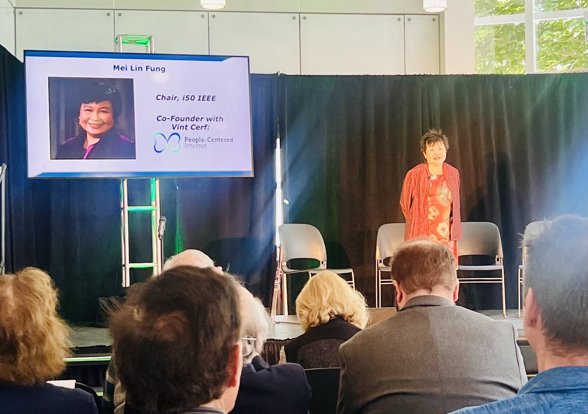 Marci Harris (@marcidale) on Twitter photo “An Internet if the people by the people for the people” —  <a href="/meilinfung/">Mei Lin Fung</a> shares her vision for <a href="/PCI_Initiative/">People-Centered Internet</a> w <a href="/vgcerf/">vinton g cerf</a>
Celebrating 50 years of the Internet w/ <a href="/IEEEorg/">IEEE</a> <a href="/computermuseum/">Computing History</a> “An Internet if the people by the people for the people” —  <a href="/meilinfung/">Mei Lin Fung</a> shares her vision for <a href="/PCI_Initiative/">People-Centered Internet</a> w <a href="/vgcerf/">vinton g cerf</a>
Celebrating 50 years of the Internet w/ <a href="/IEEEorg/">IEEE</a> <a href="/computermuseum/">Computing History</a>