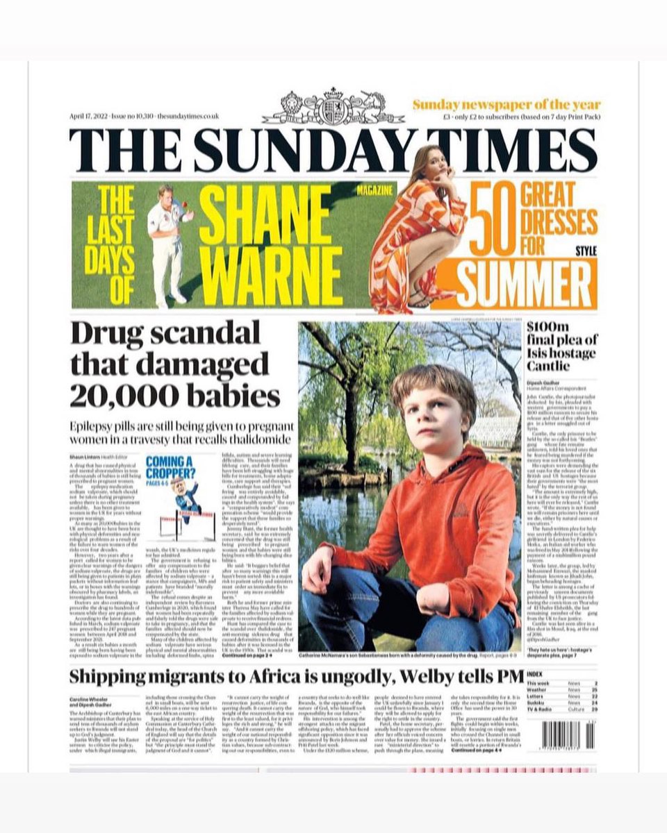 Emma4facs's tweet photo. #CompensationforValproate
A short brief -
State KNEW in 1973 #Valproate would disable babies & cause lifelong disabilities #Autism
Warnings from women purposely hidden
@Jeremy_Hunt βThe most egregious injustice β https://t.co/MNghe5ZFVQ