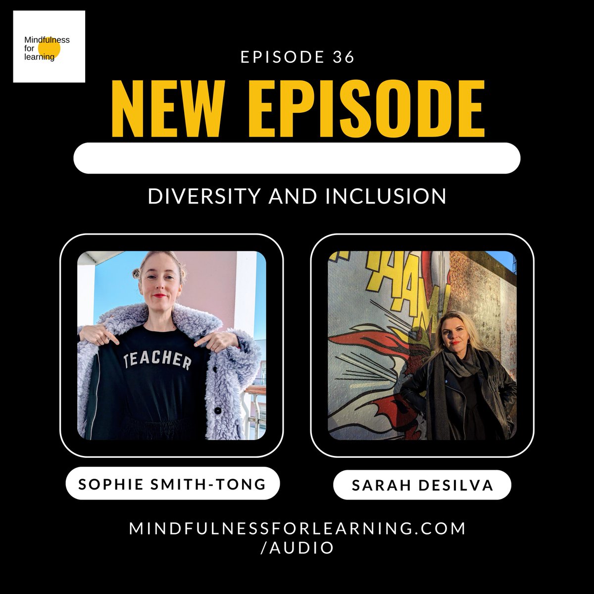 Listen to our latest podcast episode with the amazing Sarah DeSilva! Lots of practical tips on how to strive for inclusive education.

open.spotify.com/episode/1EG1Ej…

#inclusion #diversity #schools #primary #education  #wellbeing #mindful #mindfulteaching #LQBTQ #RSHE