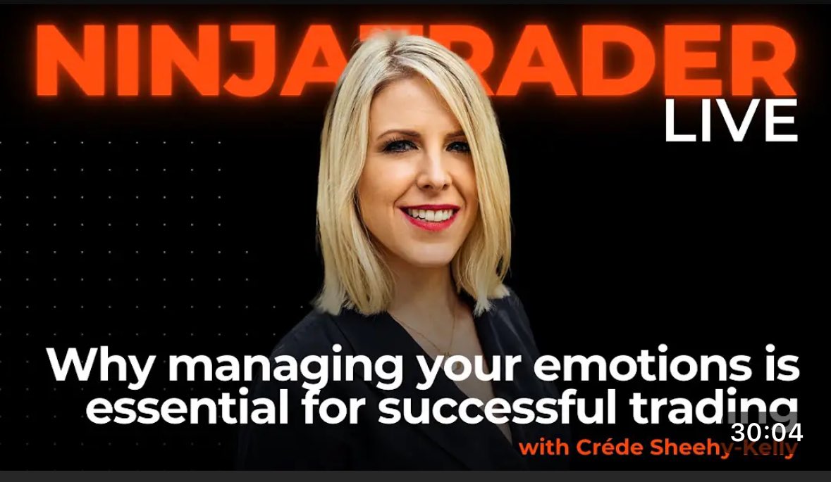 How can Traders conquer emotion-based trading? Check out my interview with @jimcagnina from @NinjaTrader Live where we talk about the role of the subconscious mind in trading and mental training tools that can improve composure and consistency. youtu.be/WufzSR_APqE?fe…