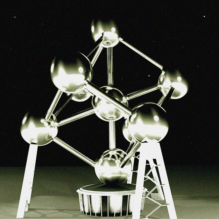 Atomium holds a special place in my mind, it is THE symbol of the scientific society for me

in a better world here would sit the technocracy of Europe and decide the future of a million factories