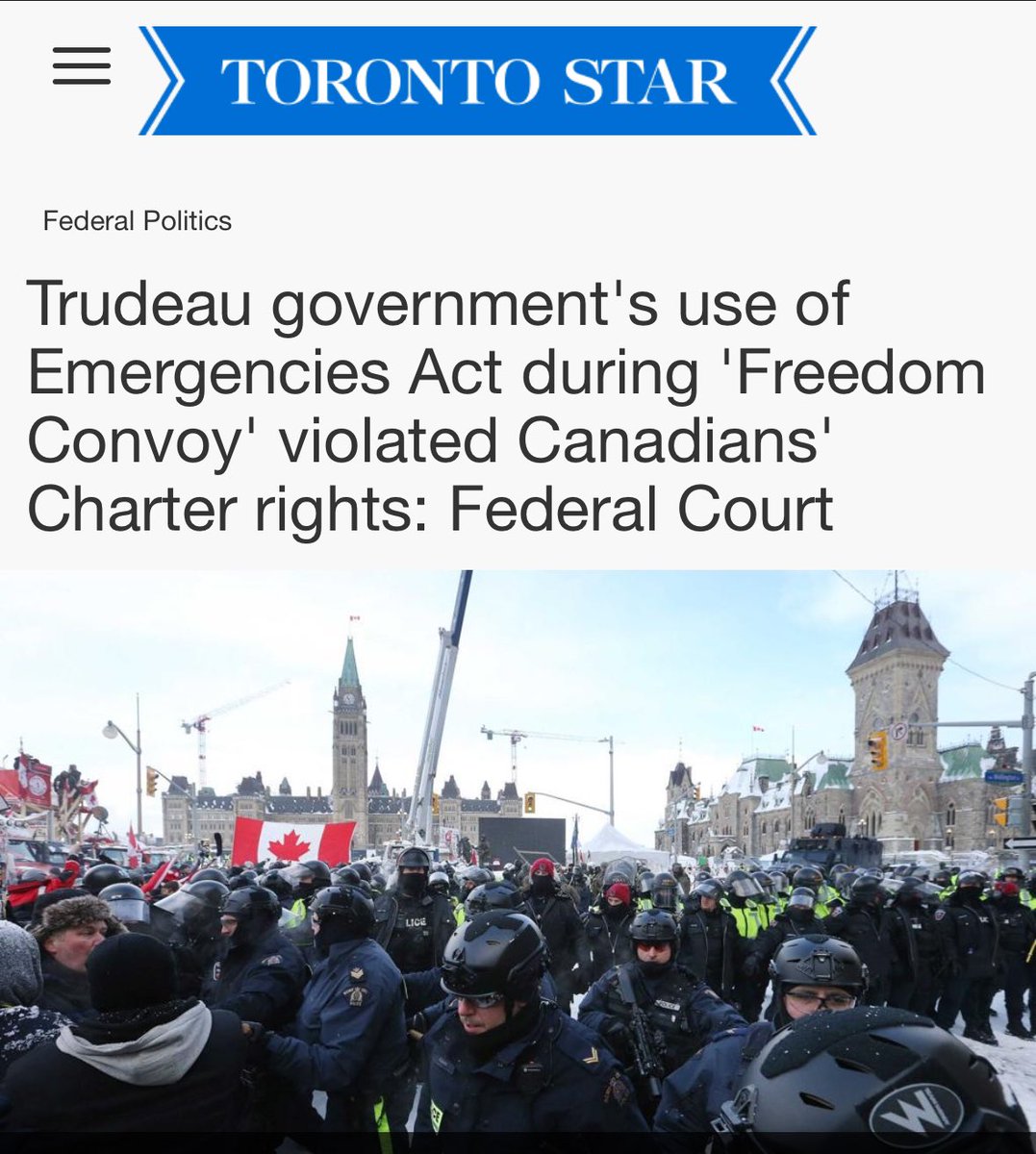 Liberals can tell everyone each & every day until they’re blue in the face that Pierre “might” “may” or “could” infringe on our Charter Rights, but they will forever be the Party that actually did violate the Rights & Freedoms of Canadians.