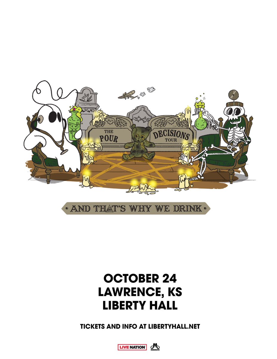 Announcing: That’s Why We Drink on October 24th at 7pm! Tickets on sale Friday! ticketmaster.com/and-thats-why-…