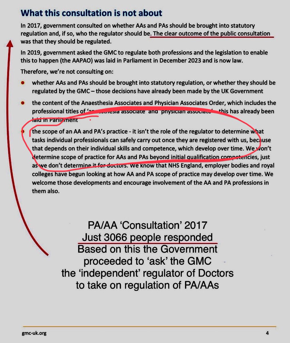 @DrSteveTaylor @gmcuk Actually the bit circled on scope is the bit I find truly bonkers…genuinely who writes this stuff (& believes it)?? This IS the role of the regulator! & it’s not true (I had to get (then PMTEB approval back in 2010 on behalf of the GMC)….for the neurology curriculum)