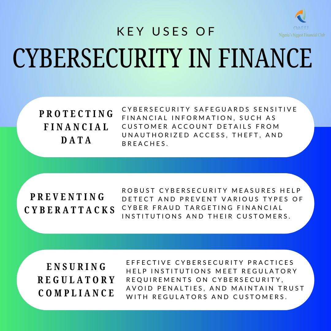 Why cybersecurity in finance?

 #businessafrica #naijabusinesses #naijabusinessbrand #lagosbusiness #entrepreneurialspirit #successmindset #business #financialgoals #investments #financialfreedom #naijabusiness