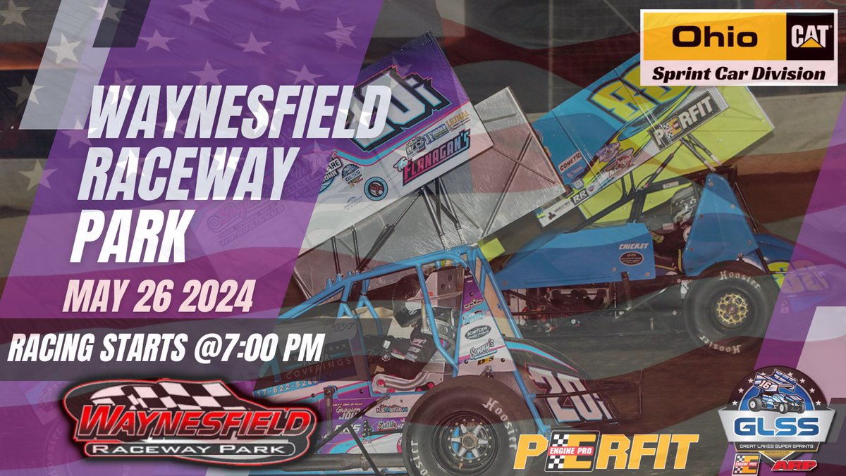 🇺🇸𝗠𝗘𝗠𝗢𝗥𝗜𝗔𝗟 𝗗𝗔𝗬 𝗪𝗘𝗘𝗞𝗘𝗡𝗗🇺🇸 The Ohio CAT Sprint Car Division will be at Limaland Annual Memorial Cup on Friday May 24th and Waynesfield Raceway Park on Saturday May 26th!!