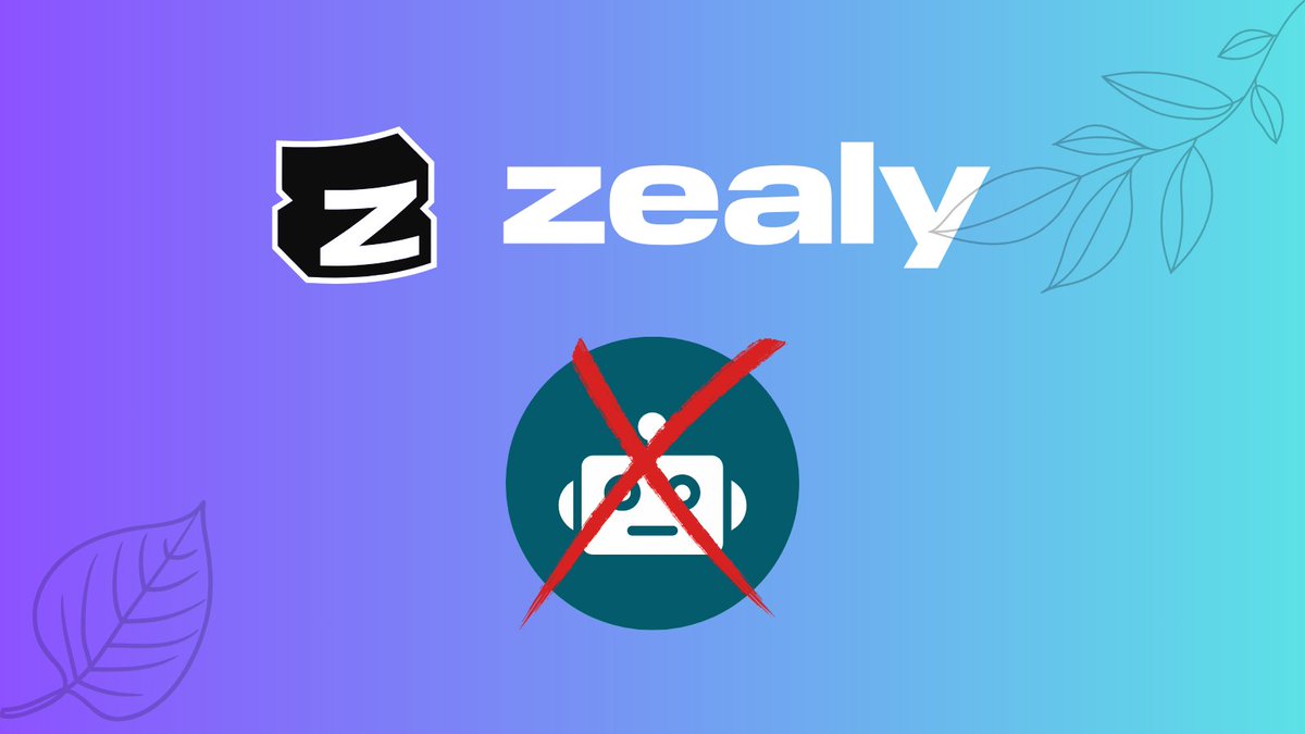 📣We have removed 10k+ bots from Zealy so that the rewards go to real participants.

If any participant has been banned by mistake, please write to us.