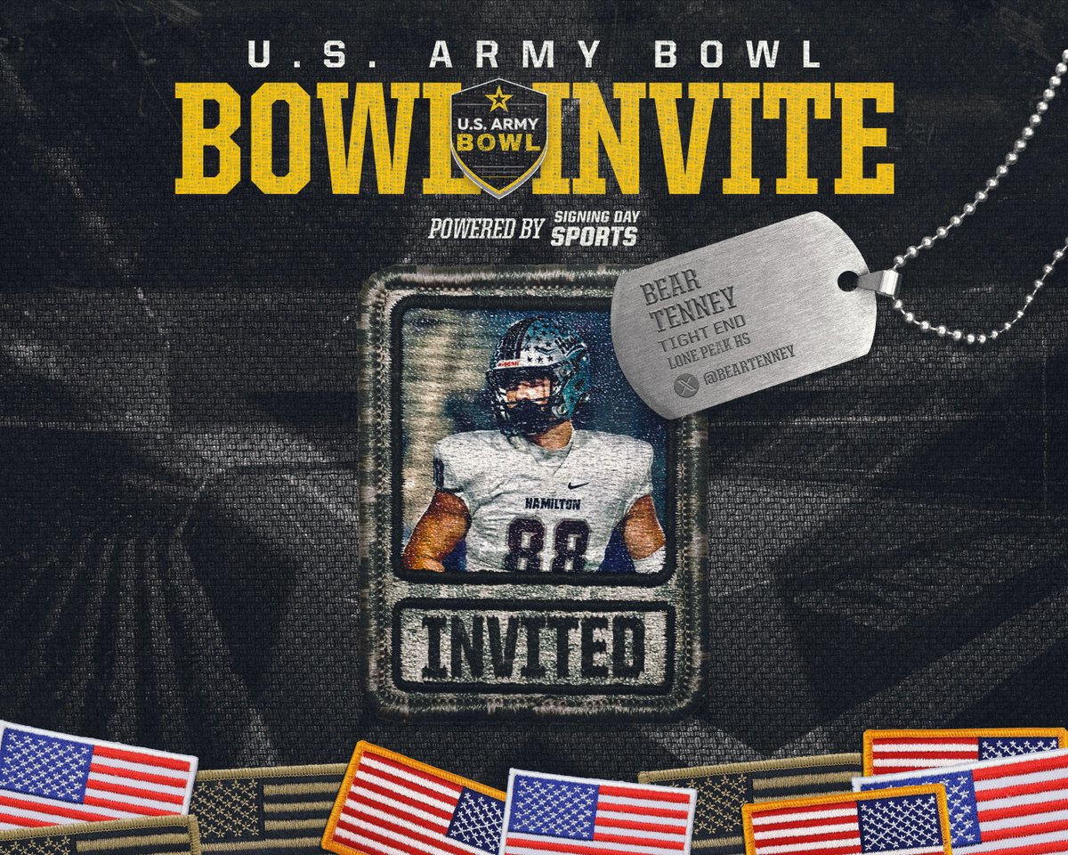 Welcome to the U.S. Army Bowl Bear Tenney.