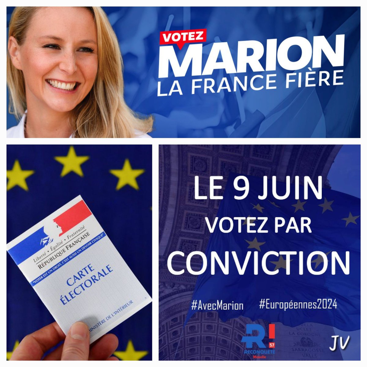 @RNational_off @J_Bardella Pas de dispersion pour un vote à la proportionnelle mais l'occasion de voter pour ses convictions. Pour moi ce sera #Reconquête et #MarionMarechal !