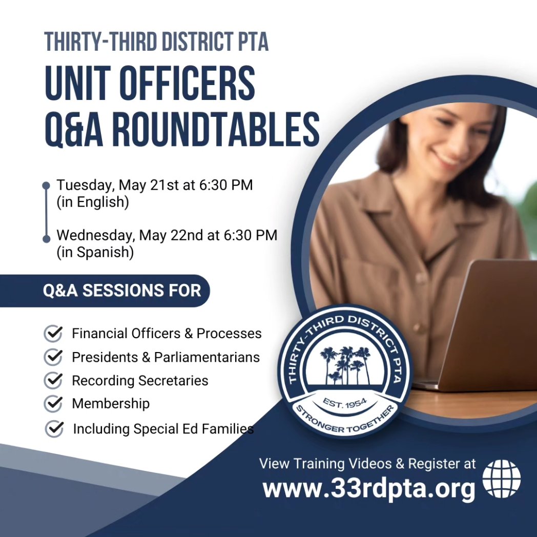 California's 33rd District PTA tweet media