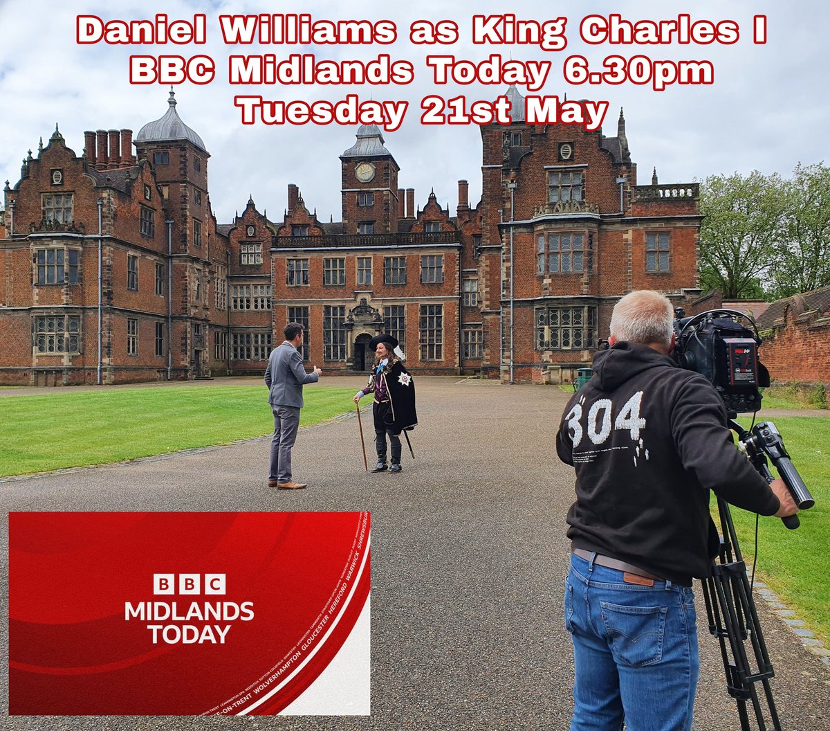 I am on BBC Midlands today Tuesday 21st May 6.30pm Interviewed about 6 years of travels in footsteps of king charles I & book i've been writing @bengodfreybbc #BBC #BBCNEWS @BBC #kingCharles #CharlesI #History #Aston #Tamworth #England #EnglishCivilWar #Amwriting #Writing #Book