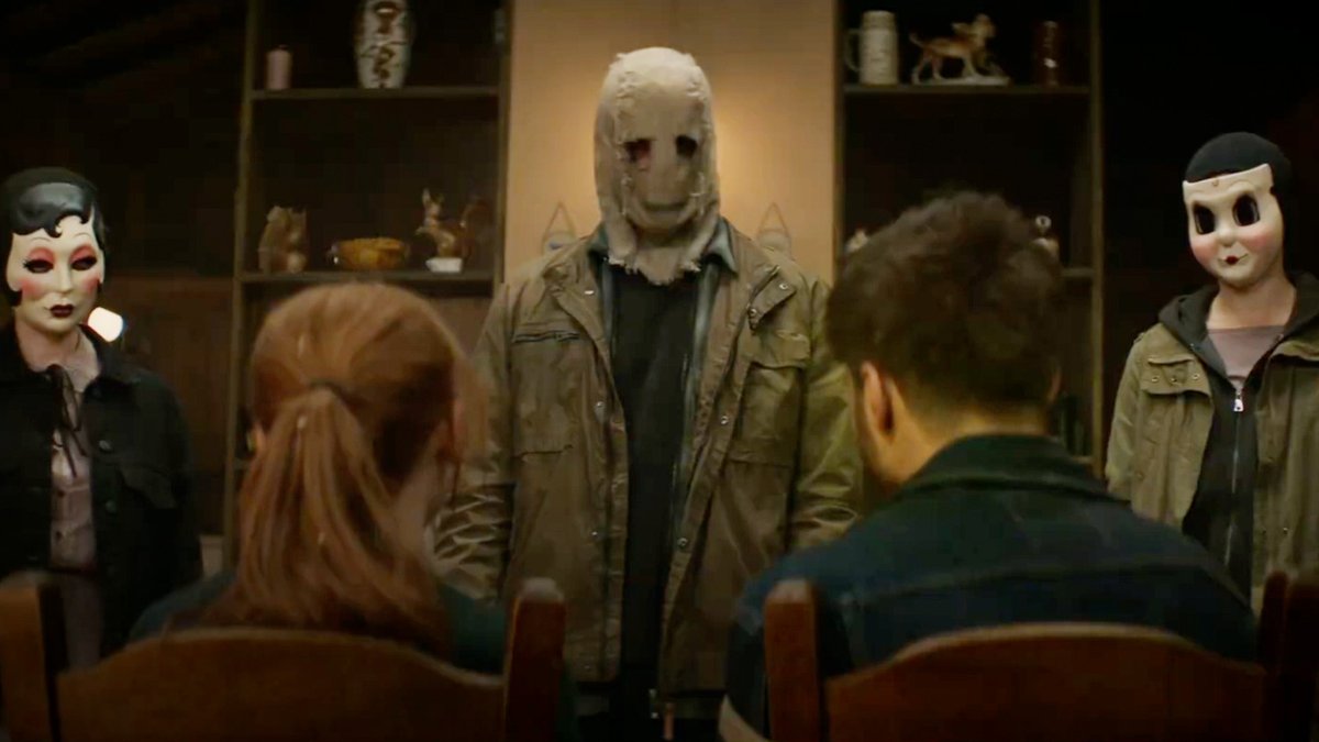 Watched 'The Strangers: Chapter 1' last night with my oldest son. IMDB Rating: 5.1/10 Rotten Tomatoes: 13% MetaCritic: 44% Here were just some of my thoughts (spoilers):