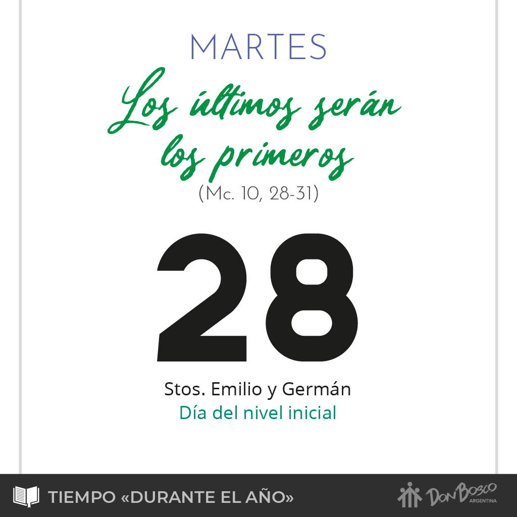 'Los últimos serán los primeros'. #EvangelioDelDía bit.ly/EvangelioDB