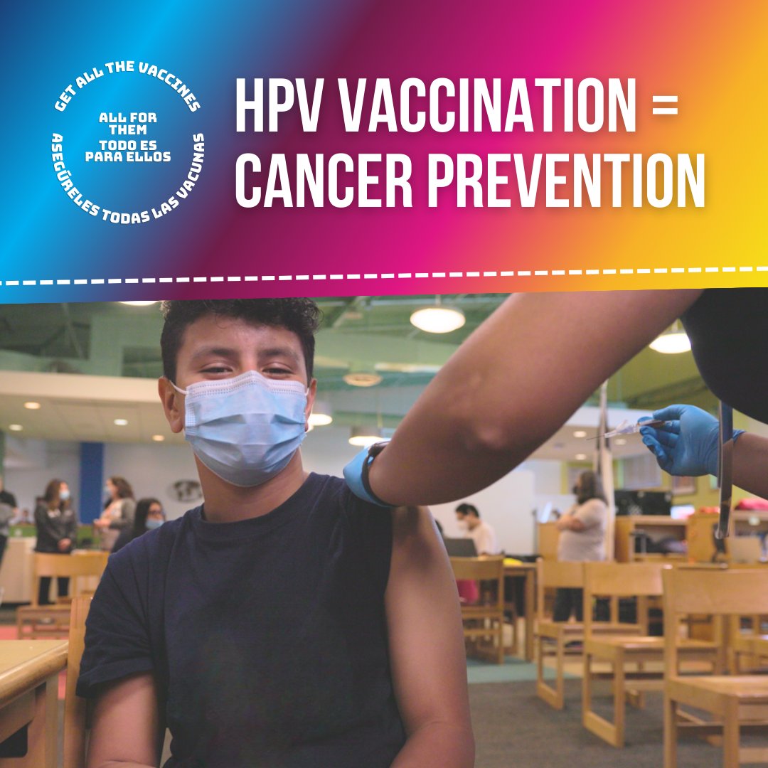 It’s a fact: HPV vaccination prevents cancer. When kids receive the vaccine before they come into contact with HPV, it protects them against 6 HPV-related cancers. Learn more about the risks of HPV and the safety and effectiveness of the vaccine against it tinyurl.com/4brc3xcr