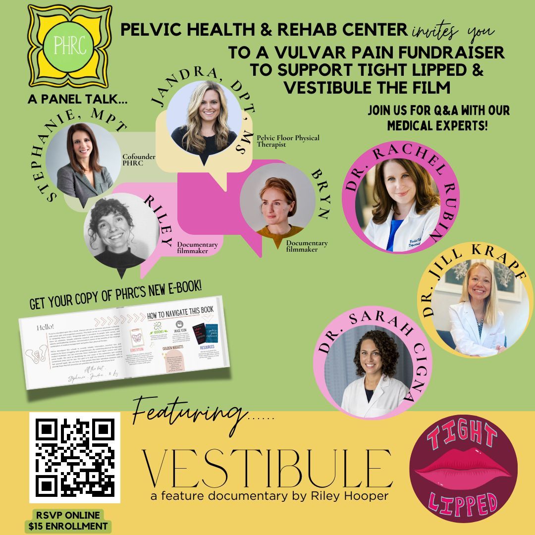 Did you see the big news? 🎉We have an upcoming panel talk that we couldn’t be MORE excited about! 👉Join us as we help spread the word about #Vestibulodynia, #Vulvodynia, & #Vaginismus! @drrachelrubin @jillkrapfmd @stcigna @TightLippedOrg buff.ly/3ViBGfT