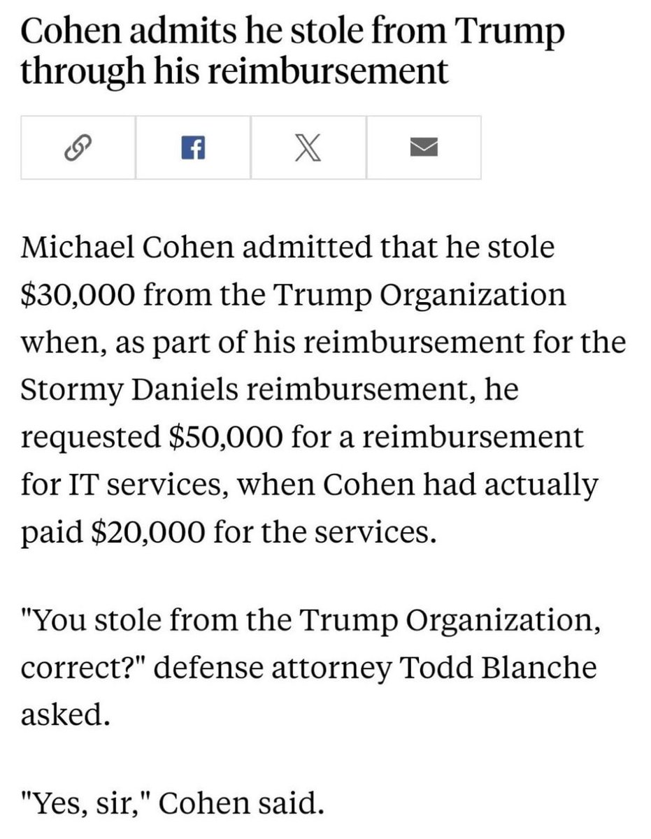 Michael Cohen admitted to inflating reimbursement costs to Stormy Daniels, pocketing $30,000 for himself, indicating his involvement in the scheme.