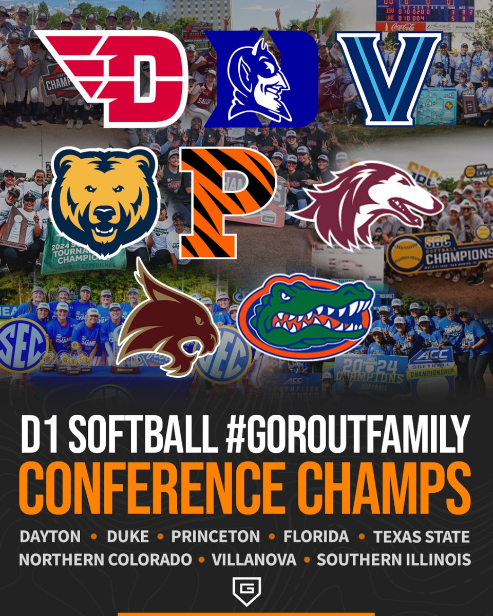 In year 1 of coach-to-player communications technology, 9 D1 Conference Champs chose @Go_Rout Diamond to give them an advantage. 

GoRout provides coaches at ALL levels of softball an affordable option to communicate with every player on the diamond. 

🔗 gorout.com/softball/