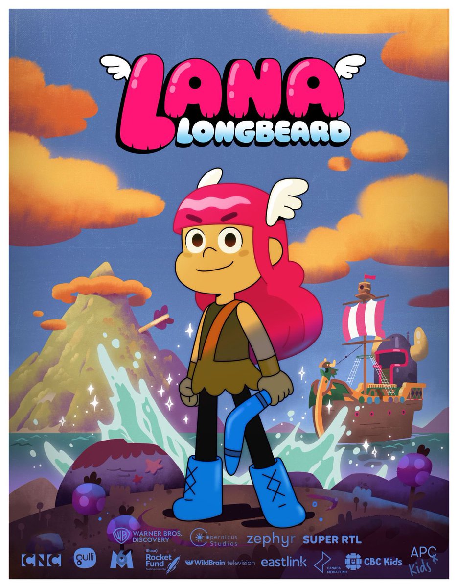 I’ll be joining the cast of the new animated series Lana Longbeard ⚓️🌟. 
More info to come but all I’ll say for now is this one is a special one 🥹🩷