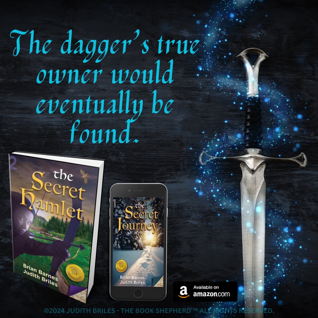 The dagger’s true owner would eventually be found.

bit.ly/SecretHamlet
#JudithBriles #KindleUnlimited #HistoricalFiction #WomensFiction #HistoricalNovel #HistoricalReads #BookLovers #AmReading #BookAddict #MustRead #PageTurner #BookRecommendations #WritersLift