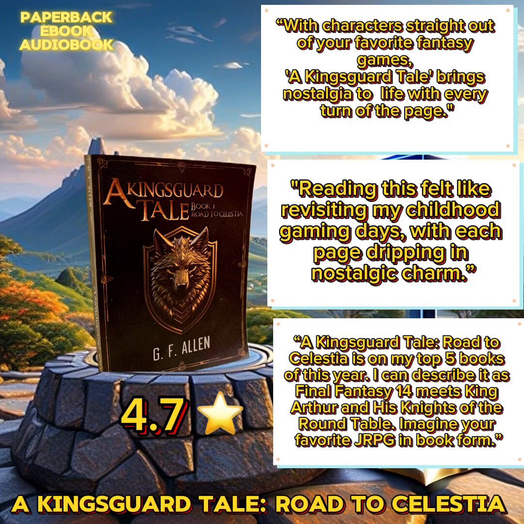 Like Epic Fantasy? 📚 4.7 ⭐️ 

The plot revolves around a blacksmith who joins the militia to become a Kingsguard but is soon tasked with escorting a Celestial princess home before a Demon Lord captures her for a ritual.

US: shorturl.at/WMD2e
UK: shorturl.at/UHGPc