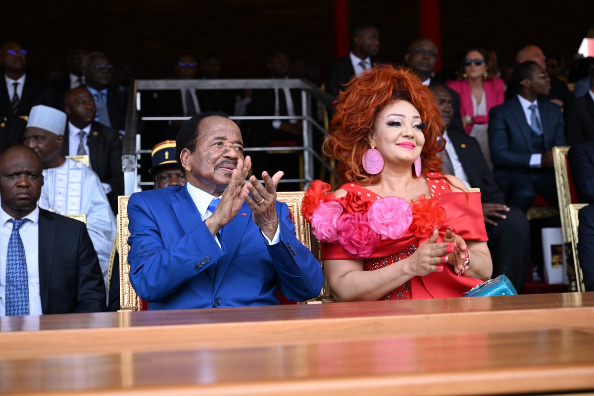 Quelques temps forts de la 52ème édition de la Fête Nationale au Boulevard du 20 Mai et au Palais de l’Unité.

Highlights of the 52nd edition of the National Day at the 20th May Boulevard and Unity Palace.

#20Mai2024 #20May2024
#NationalDay2024
#PaulBiya
#Cameroun #Cameroon
1/4