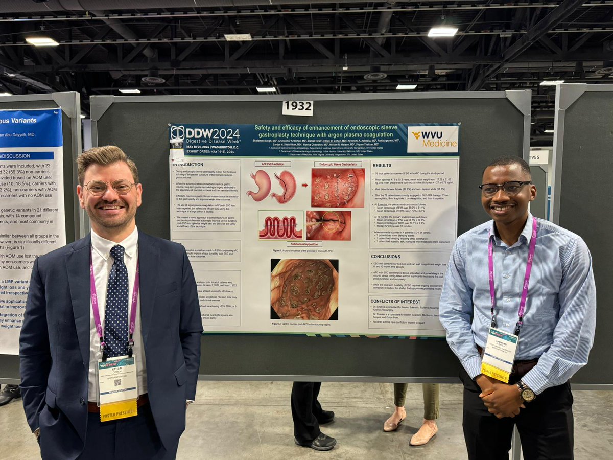 Grateful to present our research at #DDW2024. Truly a great experience. Thanks to my mentors and colleagues for the support @shailsingh @ShyamTMD @RohitAgrawalMD @EthanCohenMed @blackingastro @ImWvu @VibhuC_MD