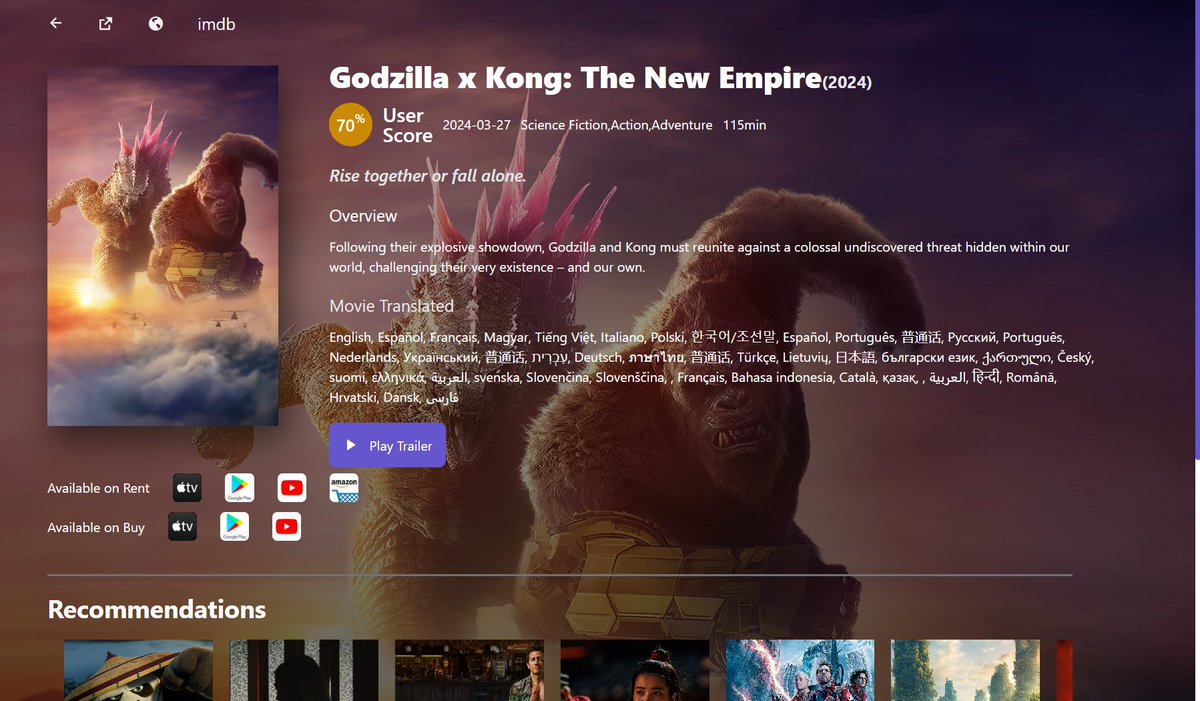 Rishabjha134's tweet image. 🎬 Excited to share my major project, "Movie Flix," developed using React JS, Redux Toolkit, and TMDB API! 🚀
🔗 Explore the Project:
GitHub Repo: github.com/RishabJha134/R…
Live Demo: …ab-jha-react-movie-project.vercel.app
#ReactJS #ReduxToolkit #TMDBAPI #MovieFlix #WebDevelopment