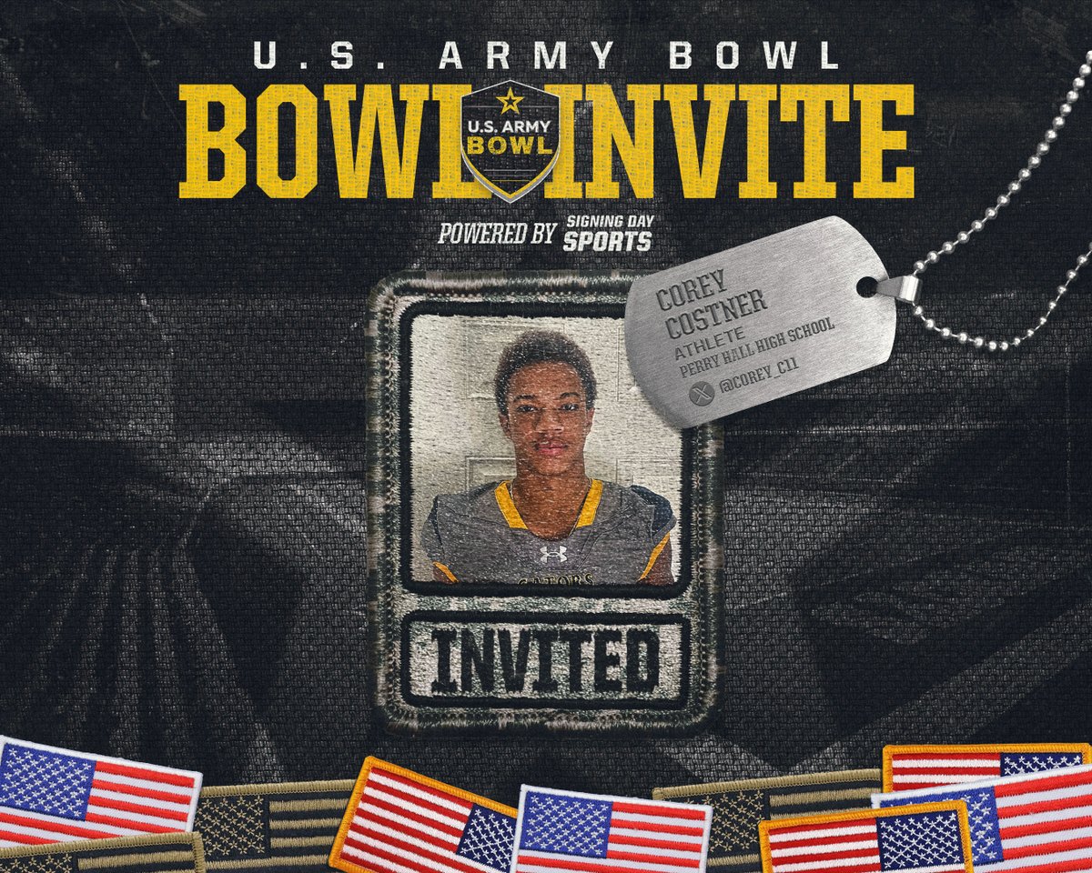 Welcome to the U.S. Army Bowl Corey Costner.