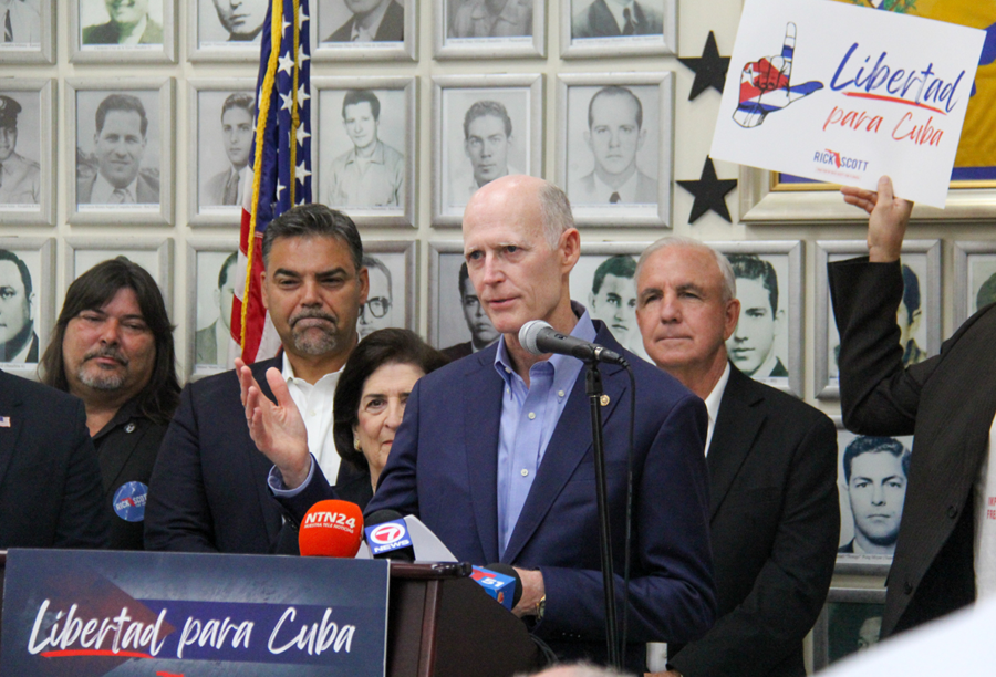 Rick @ScottForFlorida spotlights Cuban-American support, slams @JoeBiden for coddling 'murderous dictatorship' Reporting by @AGGancarski floridapolitics.com/archives/67539… #FlaPol