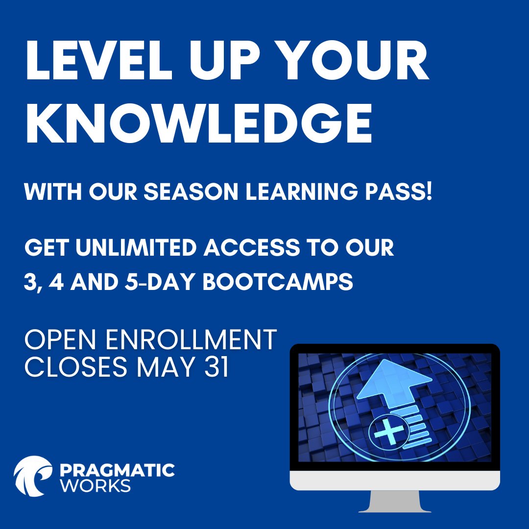 With a Season Learning Pass, you get unlimited enrollment in any of our bootcamps. These in-depth trainings take you from novice to pro in a week. Each bootcamp lasts 3-5 days. This pays for itself by being less than the price of 2 bootcamps!
Learn more: prag.works/season-learnin…