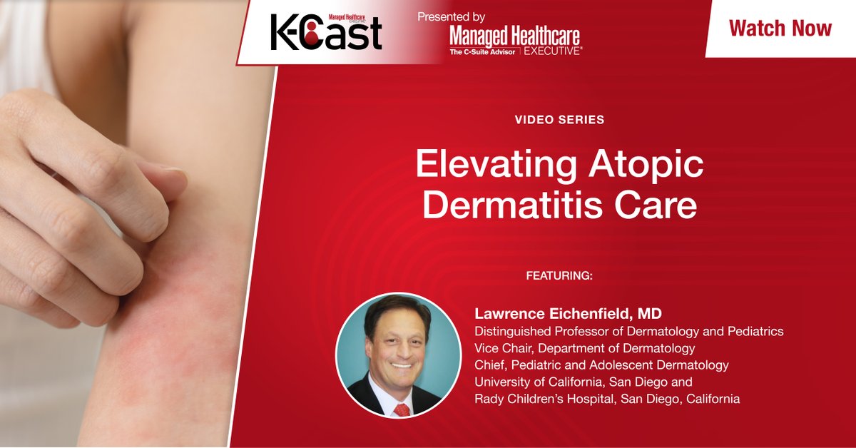 Just launched! Lawrence Eichenfield, M.D., discusses the landscape of #AtopicDermatitis (AD) care and the latest innovations in this space, as well as gaps in knowledge and areas of unmet need. Watch the K-Cast to learn about the evolution of AD care: bit.ly/3V8OQvC