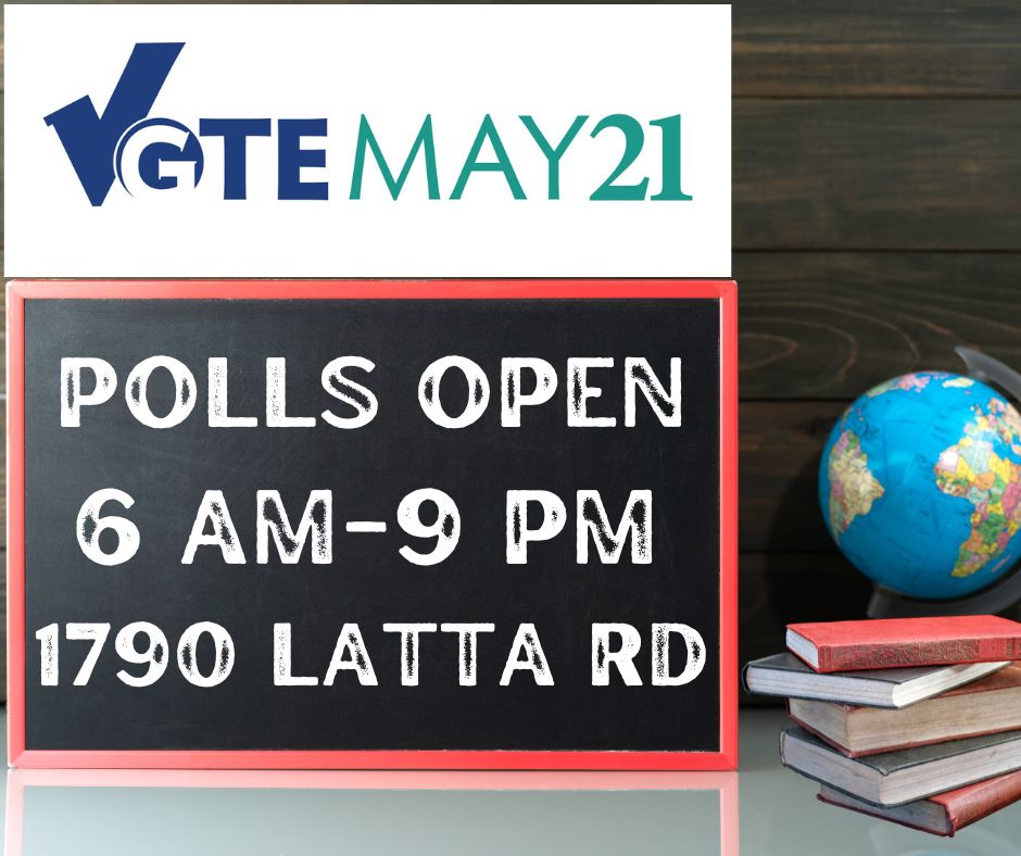 Don't forget to vote tomorrow! As a reminder, we have one districtwide polling location, 1790 Latta Rd. For more information on the vote and Board candidates visit our Budget page: buff.ly/41Ywnmc