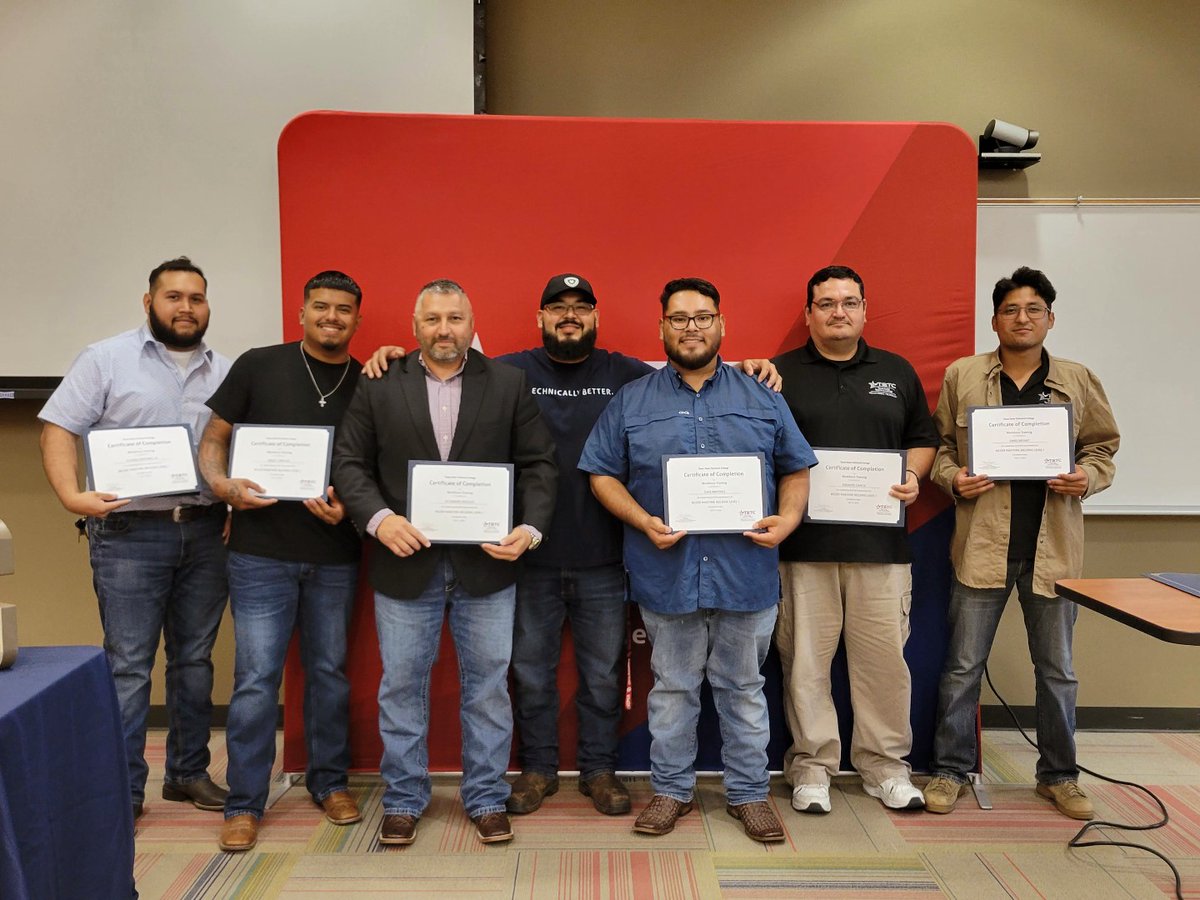 During a celebration on May 10, 24 TSTC Workforce Training and Continuing Education graduates received their certificates. The graduates were from the Advanced CNC Machining, NCCER Maritime Welding, and Patient Care Technician programs.

Read more at tstc.edu/news.