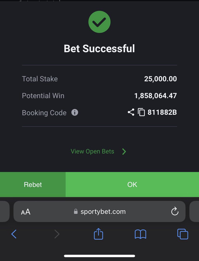 Oya drop your sportybet ID if you dont have funds to play this midnight game. I want us to win this together.