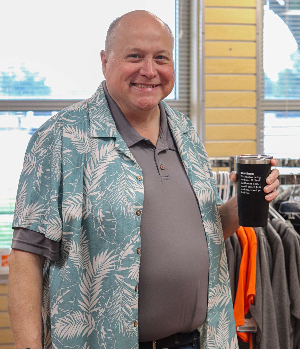 NCCC's tweet image. Last week, NCCC Staff celebrated Aloha Friday, the last working Friday of the academic year! Staff were treated to a snack and a drink, and wore some VERY casual Hawaiian gear! Don't forget our Summer Hours that start today: Monday-Thursday 7:30 am-5:30 pm, Friday-Sunday CLOSED