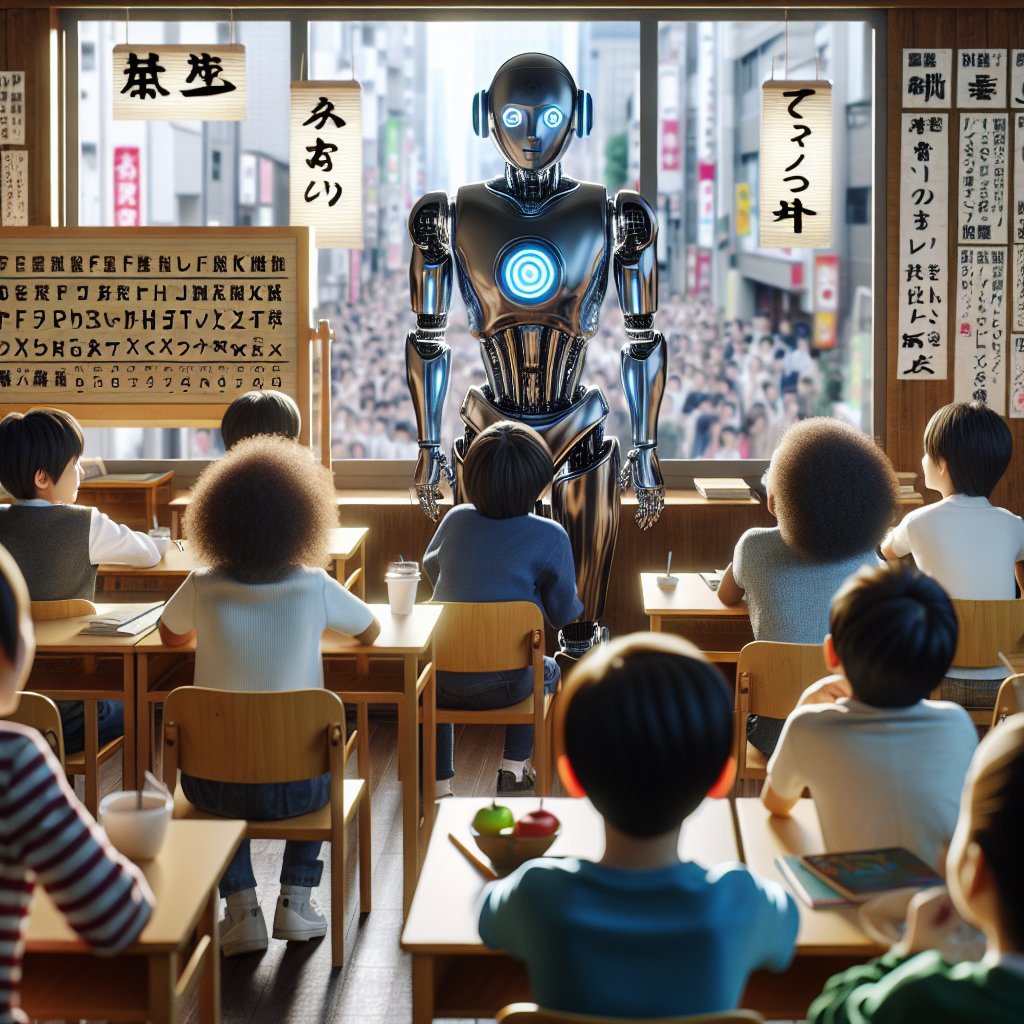 LesaviezvousQt's tweet image. ❓Le saviez-vous ❓
Au Japon, certaines écoles utilisent des robots comme assistants pour encourager les élèves à apprendre et à s&apos;exprimer.

#RobotiqueEducative #InnovationScolaire #Insolite