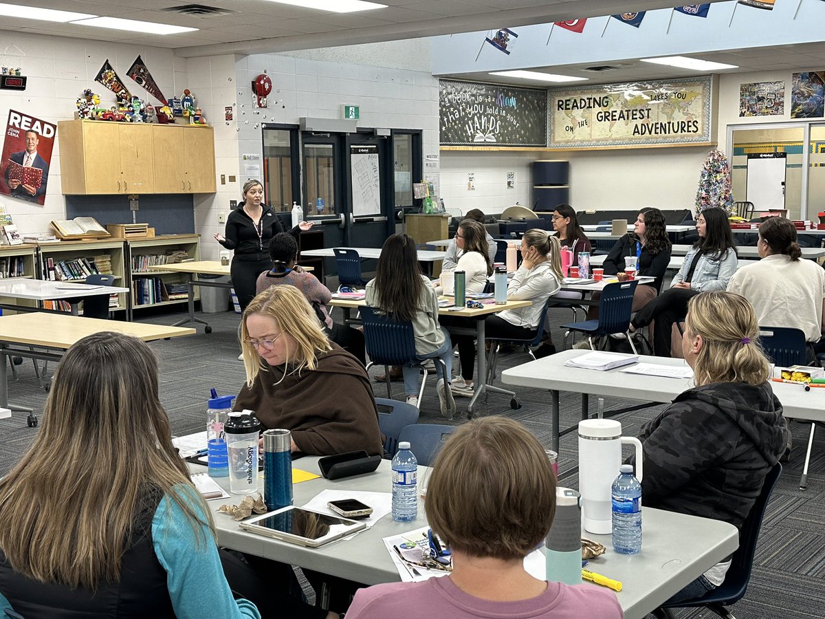 BCHSChargers's tweet image. On our PL day, we shared with and learned from each other. #thinkingclassrooms #verticalspaces #highschoolbookclub #pbis #rvseducationplan #lifelonglearning #wearechargers