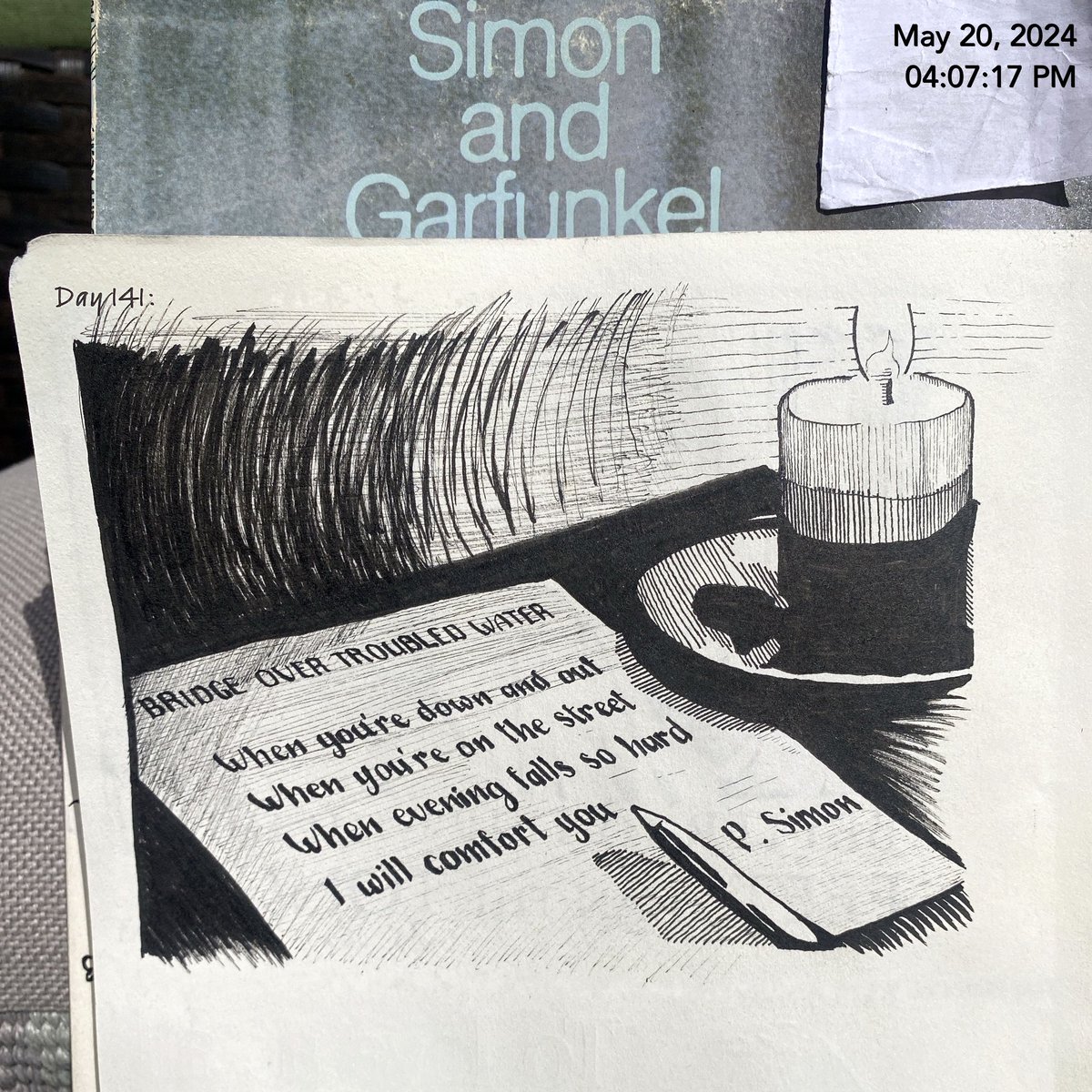 This song has been likened to The Beatles' Let It Be. Musically, perhaps. But 
lyrically, I find this more profound. And I am card-carrying certified Beatles nut.

@PaulSimonMusic 

#Motivate365 #MusicMonday #PaulSimon #BridgeOverTroubledWater