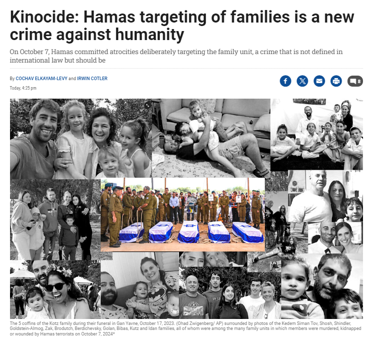 Hamas targeted families deliberately, as part of the plan. Children were tortured and m*rdered in front of their parents. Parents were forced to witness cruel and deliberate execution of their children. Do you understand what it means? Read the previous paragraph twice. Cruel.