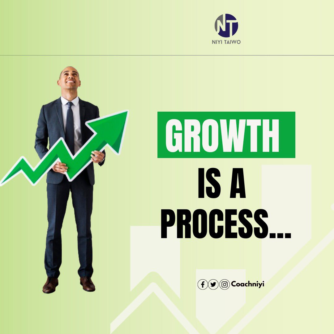 CoachNiyi's tweet photo. Growth is a process, My friends. 

Let’s celebrate each small step together. Keep moving forward and trust your journey. I’m here with you every step of the way. 

#KeepGrowing #LifeCoach #trusttheprocess https://t.co/tWkxLvMjCA